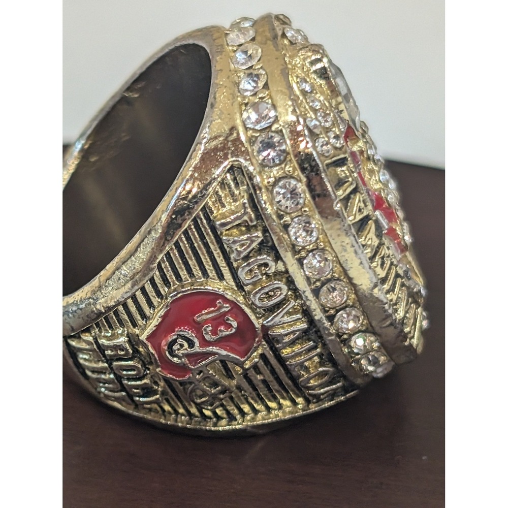 Alabama Crimson Tide 2017 National Champions Replica Ring Roll Tide Tagovailoa - Picture 3 of 8